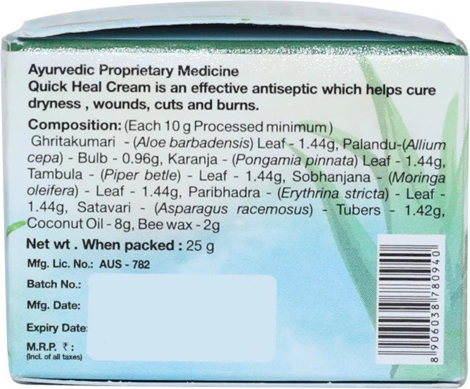 Sri Sri Tattva Quick Heal Cream - 25gm Cream