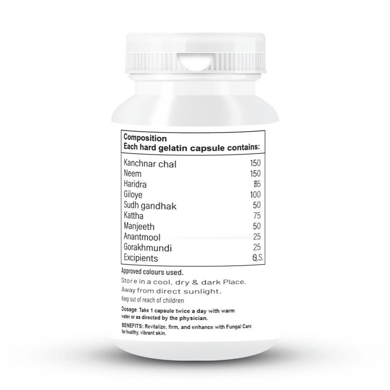 Zenius Fungal Care Capsules - Fungal Care Capsules and Medicine for Fungal Infections - 60 Capsules
