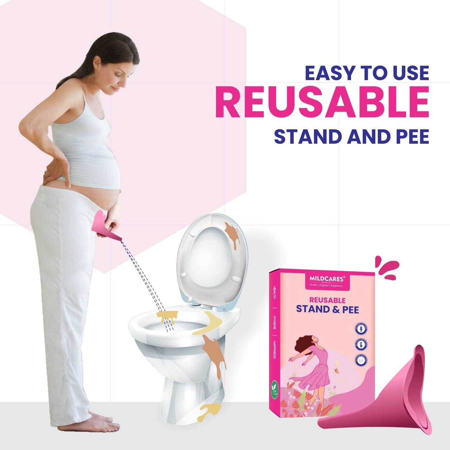 Gynocup Reusable Stand and Pee Women’s Urinator