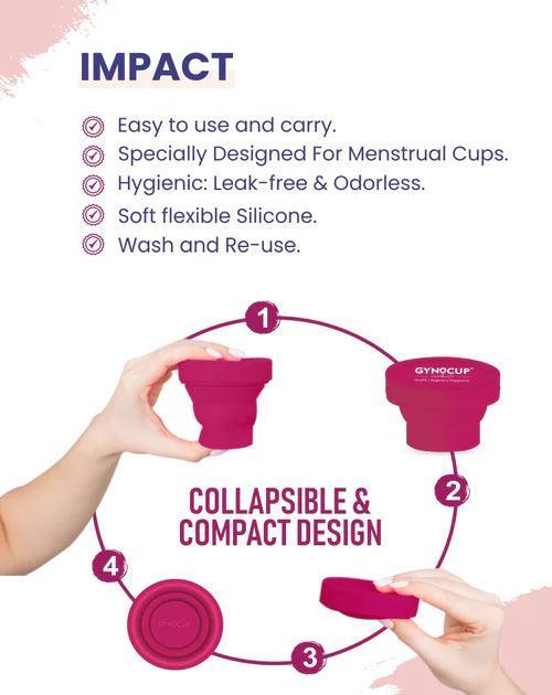 Gynocup Silicone Cup Menstrual Cup Sterilizer for Women