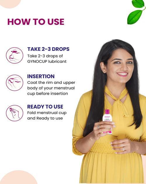 Gynocup Natural Menstrual Cup Lubricant