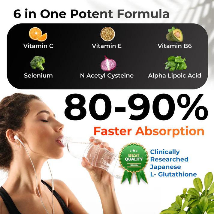 Health Veda Organics L-Glutathione Capsule - 60 Capsules