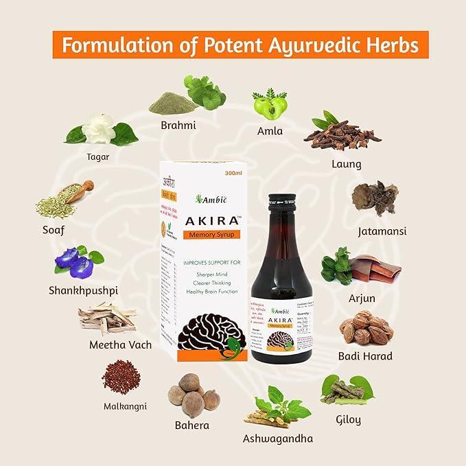 Ambic Akira Memory Syrup (300ml Each)