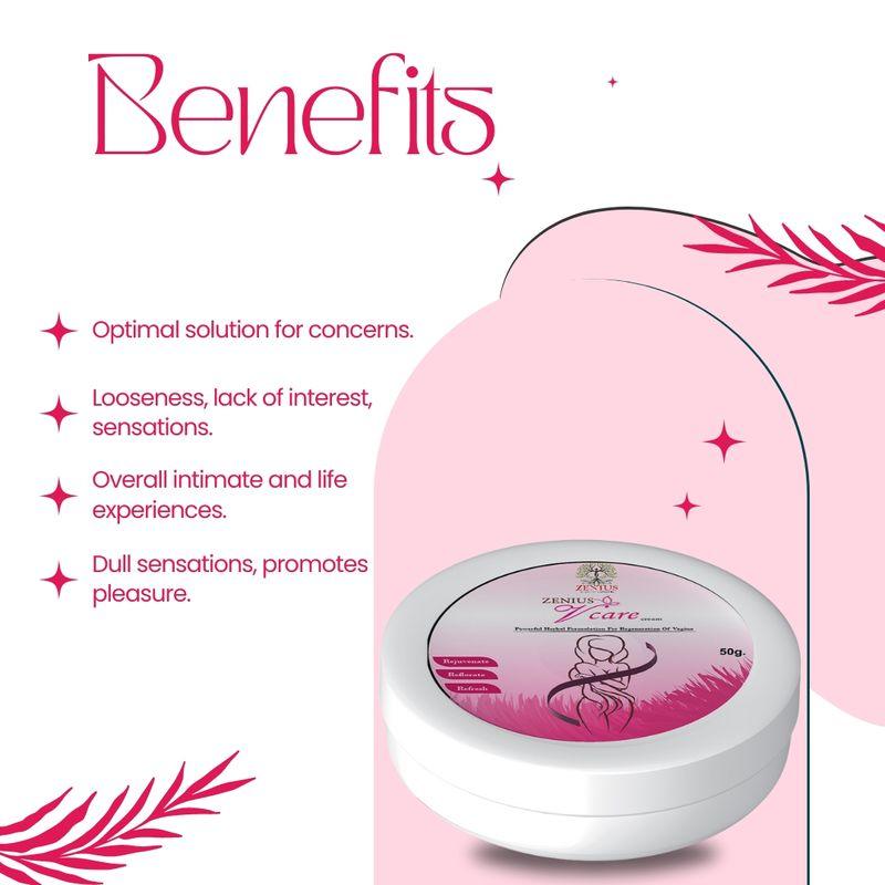 Zenius V Care Cream - Vagina Whitening Cream for Vaginal Tightening and Whitening - 50gm Cream