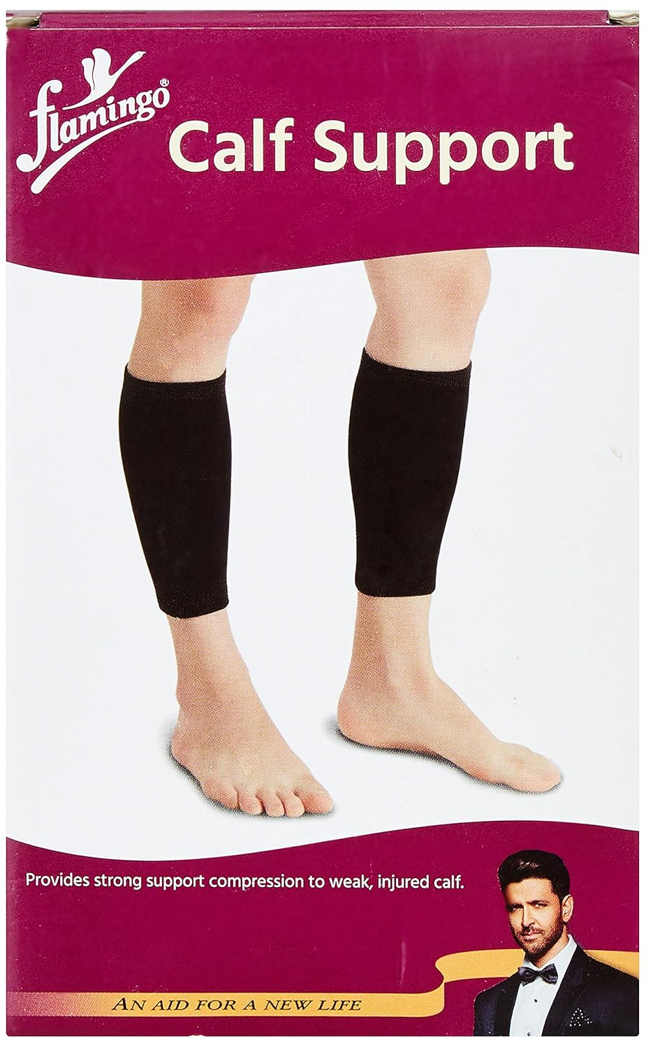 Flamingo Calf Support Pair Size