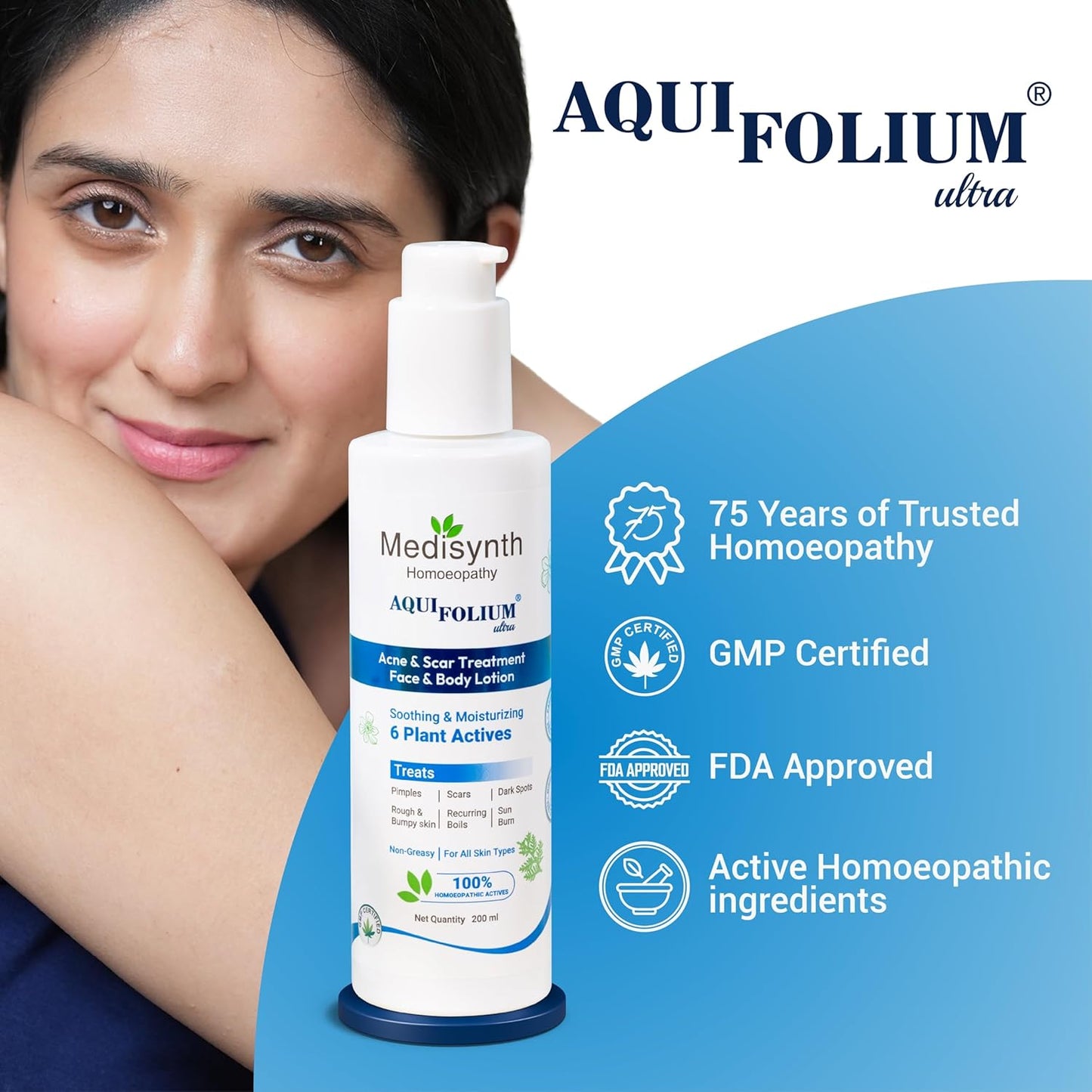 Medisynth Aquifolium Ultra Lotion - 200ml