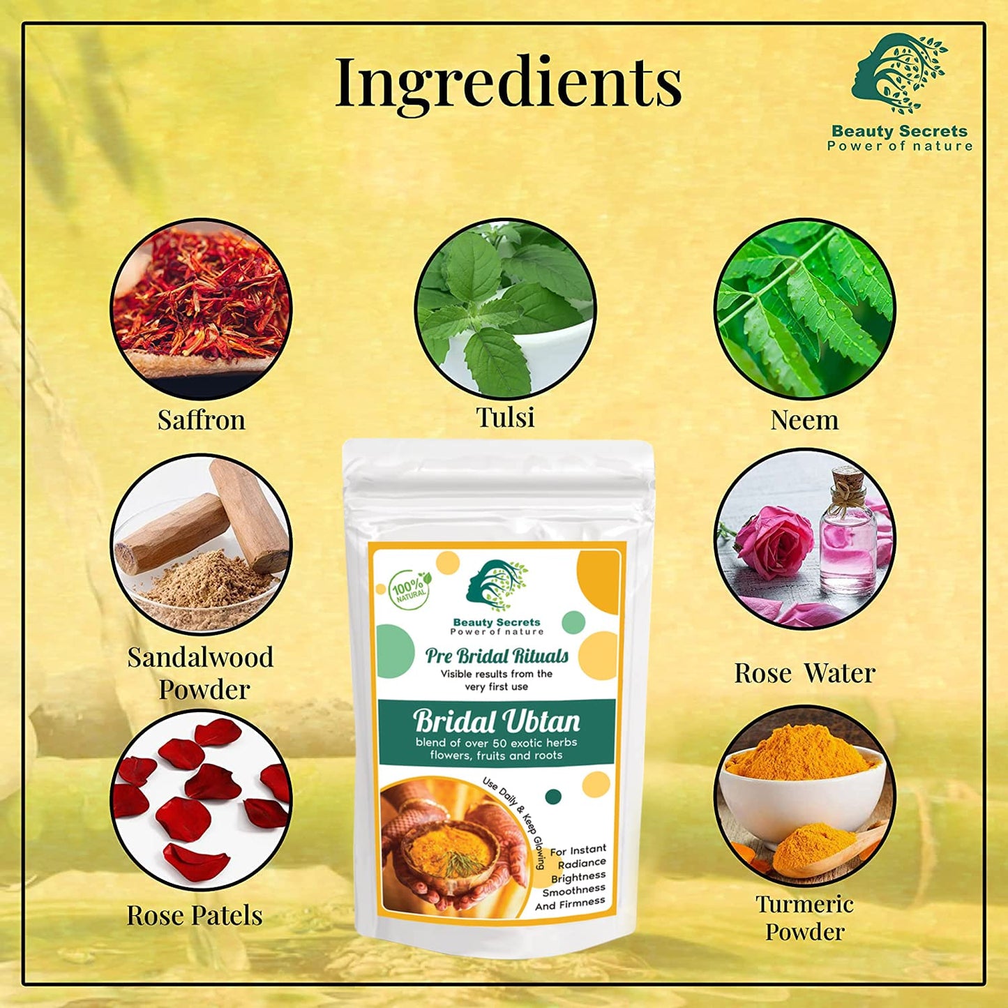 Beauty Secrets Bridal Ubtan Powder - 100gm