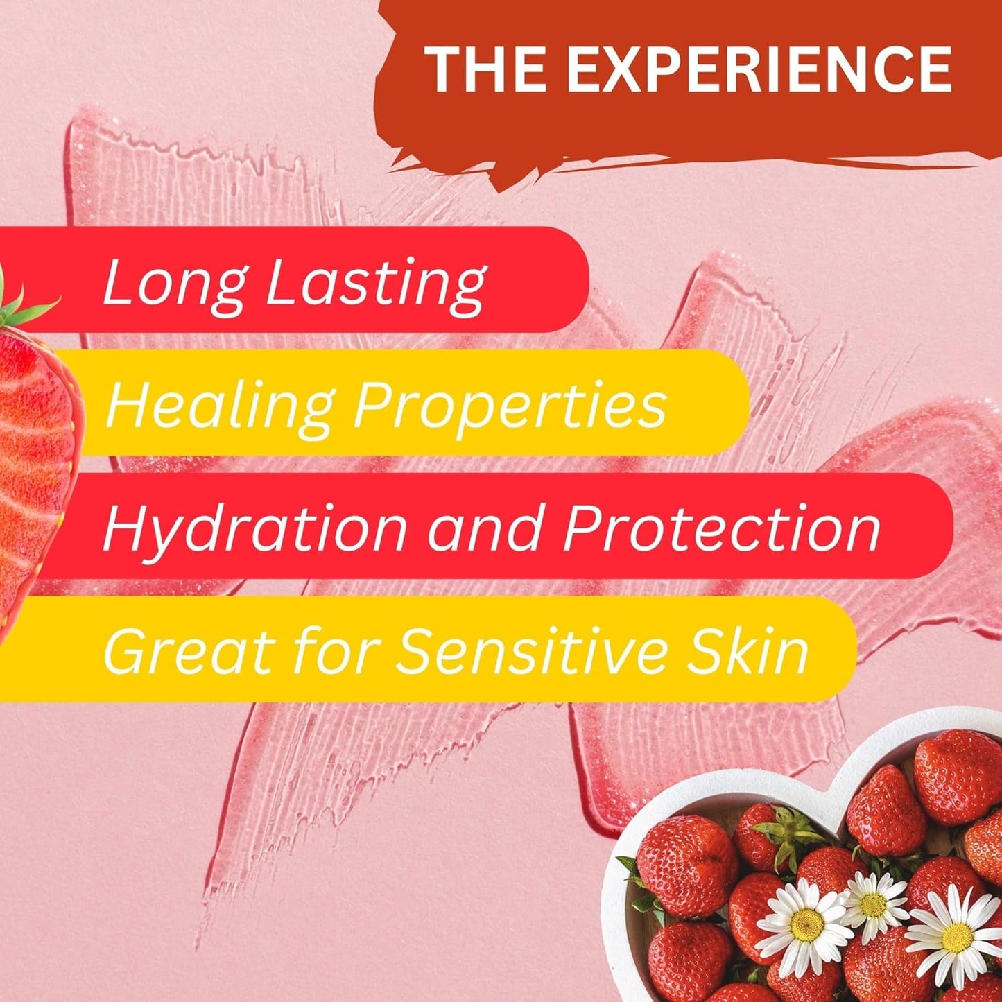 Dermistry Lip Balm for Plumping Nourishing Lightening Balm Strawberry