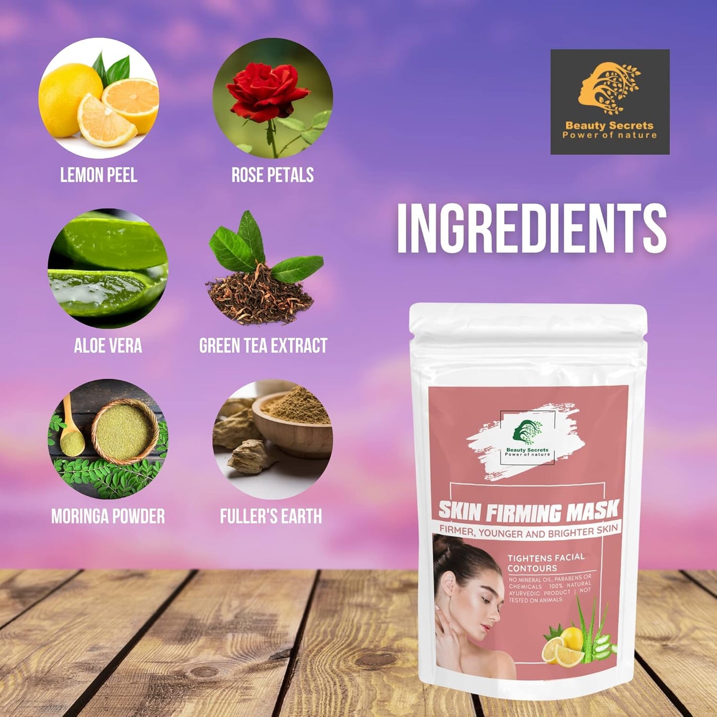 Beauty Secrets Skin Firming Mask - 100gm