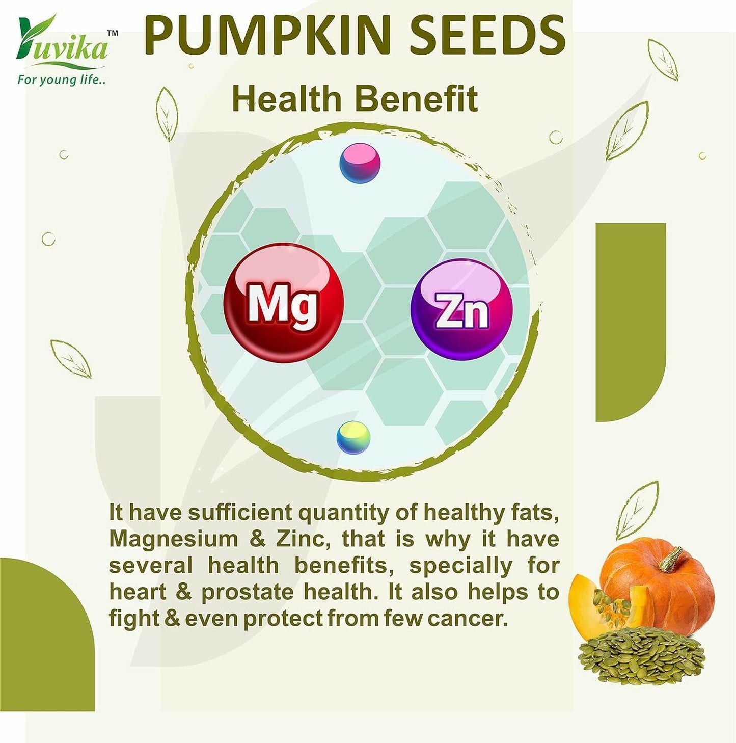 Yuvika Pumpkin Seeds - Magaz Sitaphal (Imported Seeds)