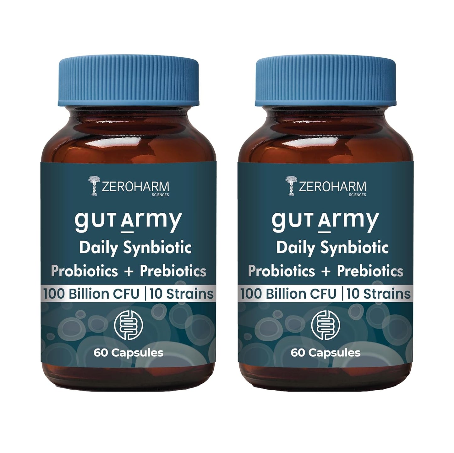 Zeroharm Gut Army Capsule - Prebiotic & Probiotic