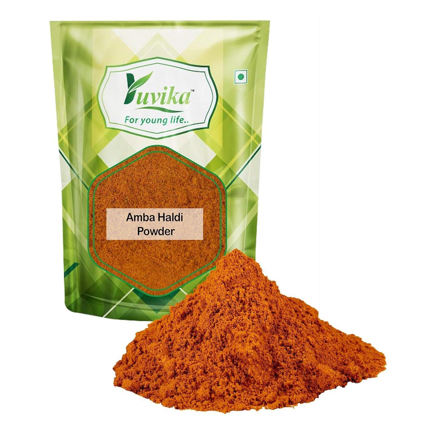 YUVIKA Amba Haldi Powder - Jangli Haldi - Curcuma Aromatica - Wild Turmeric Powder