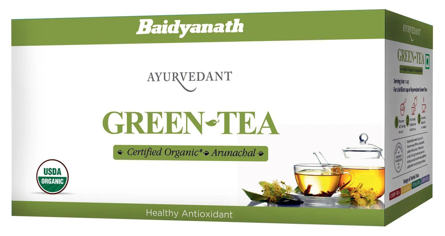 Baidyanath Jhansi Organic Green Tea - 25 Bags