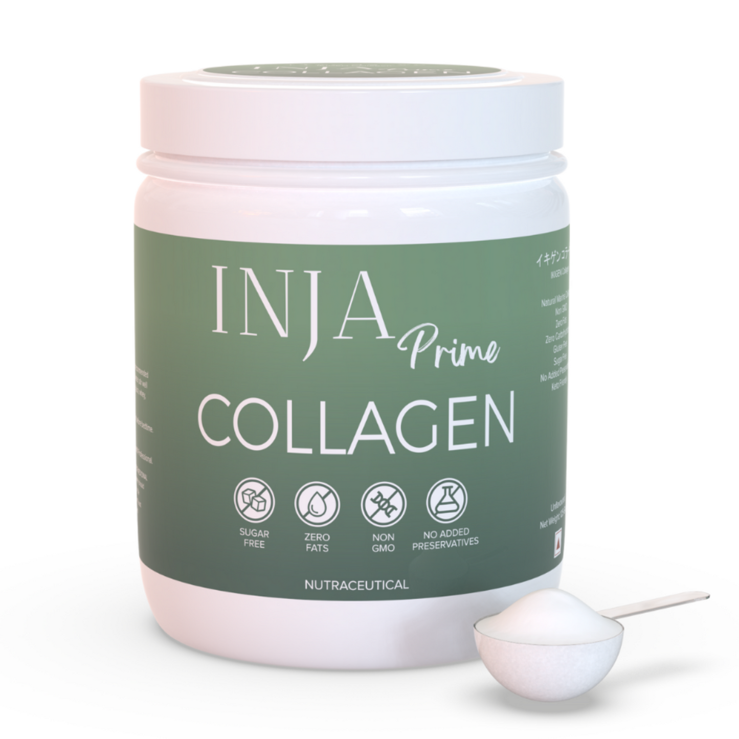 Inja Prime Collagen Unflavored - 125gm Powder