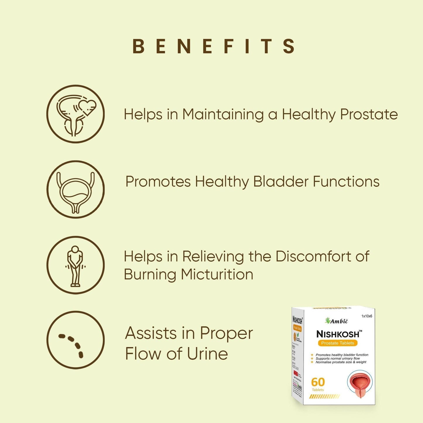 Ambic Nishkosh Prostate Tablet (60 Tablet)