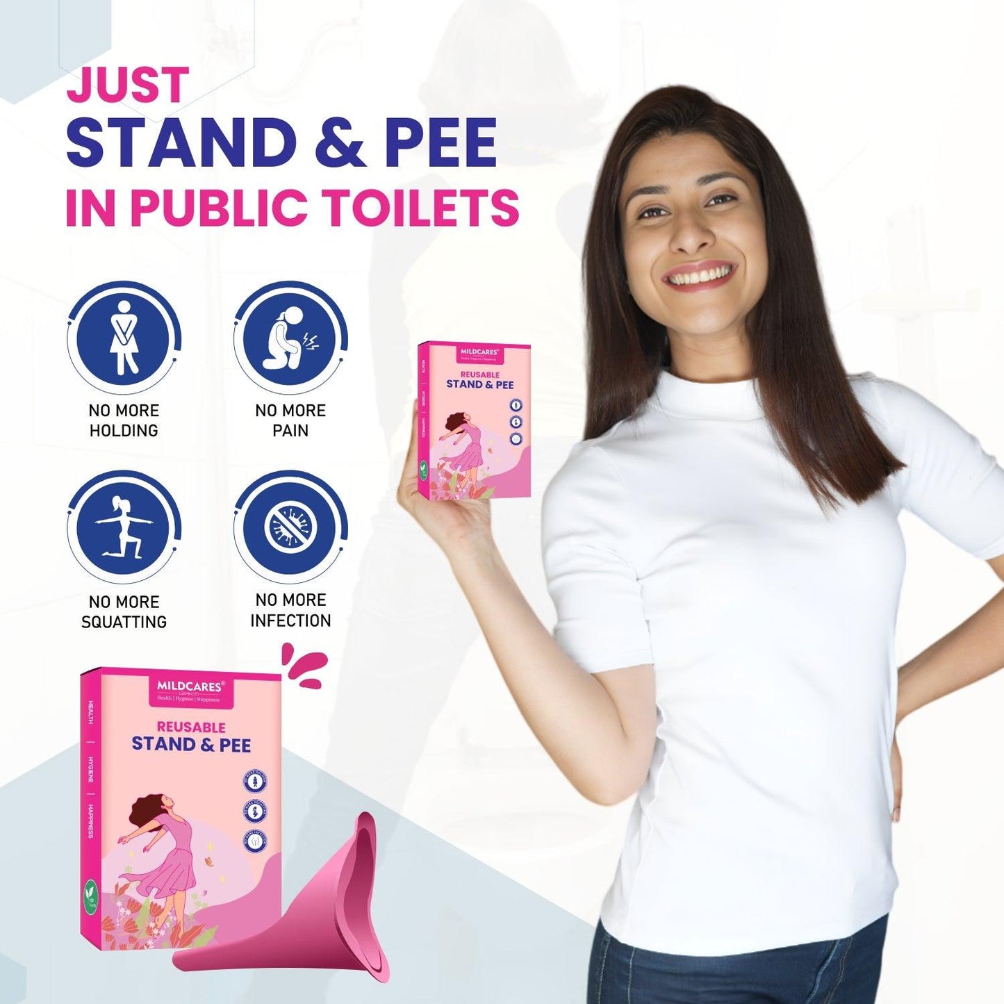 Gynocup Reusable Stand and Pee Women’s Urinator