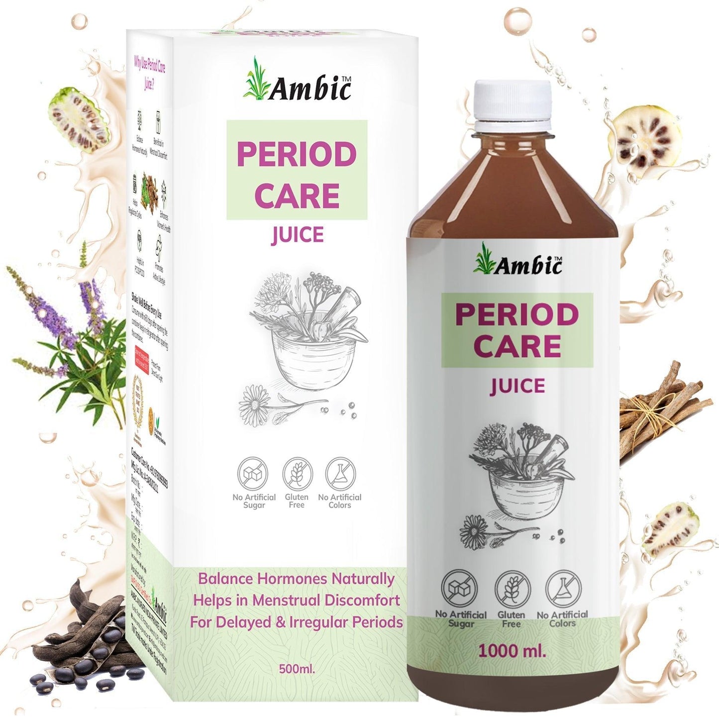 Ambic Period Care Juice - 1000ml Juice