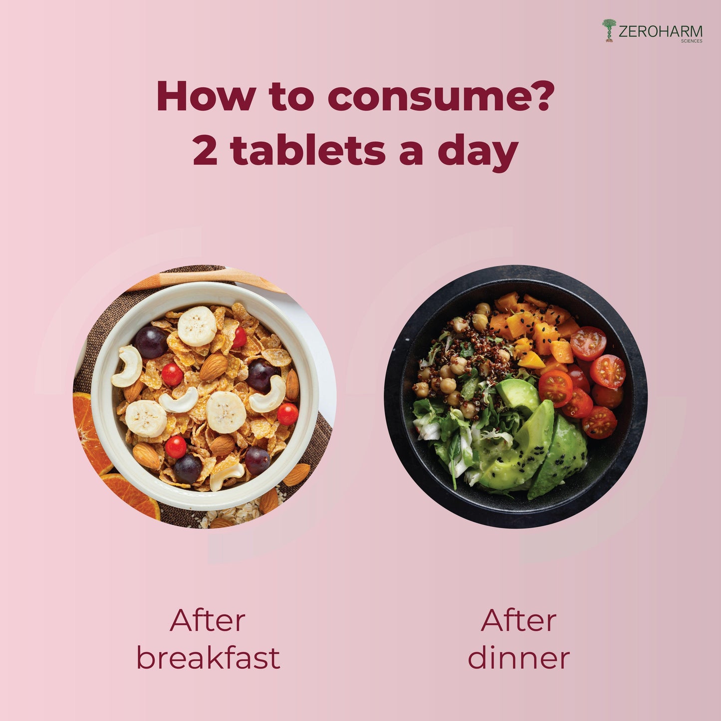 Zeroharm Sciences Holo UTI Nano Tablet - 60 Tablets