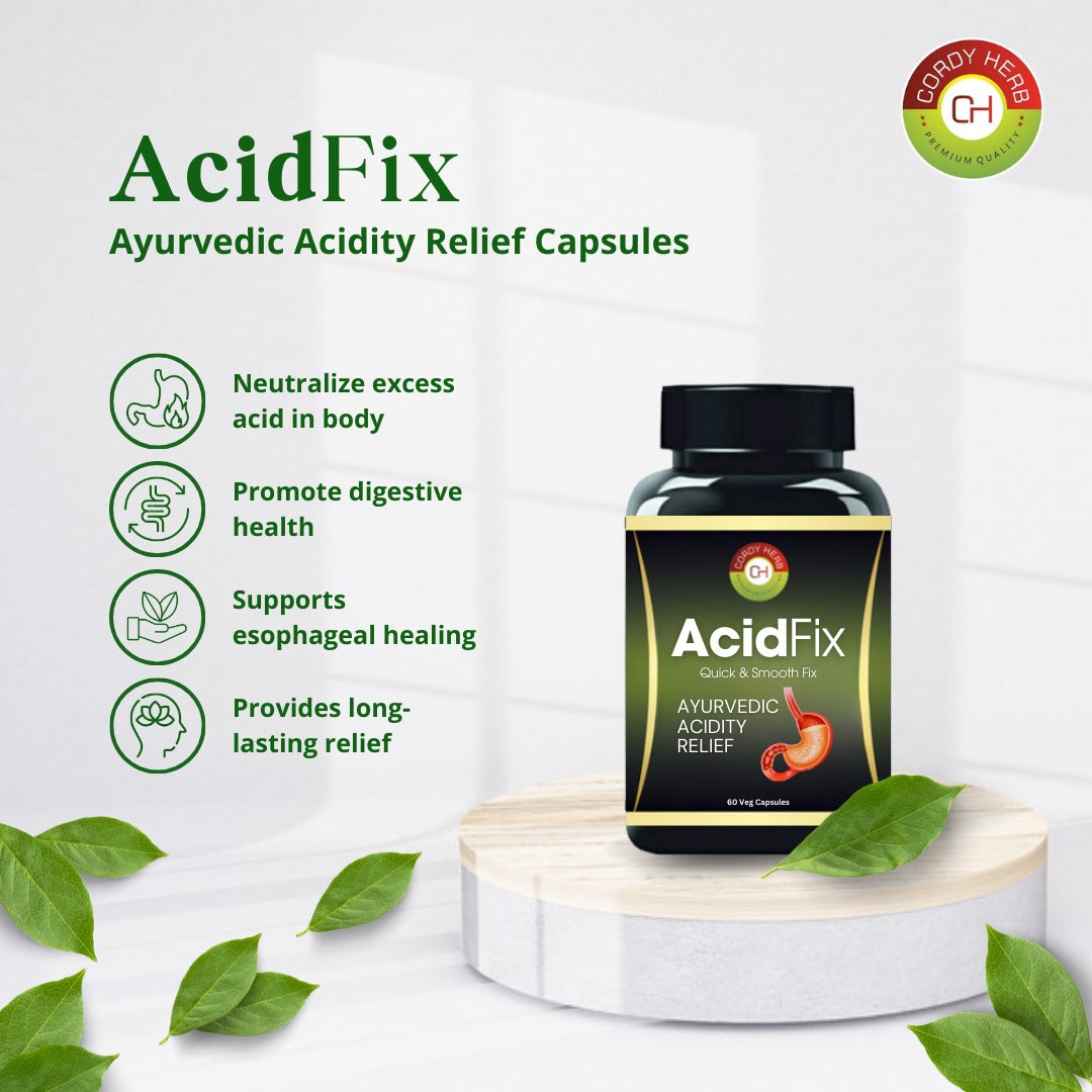 Cordy Herb AcidFix Veg Capsule - 60 Capsules