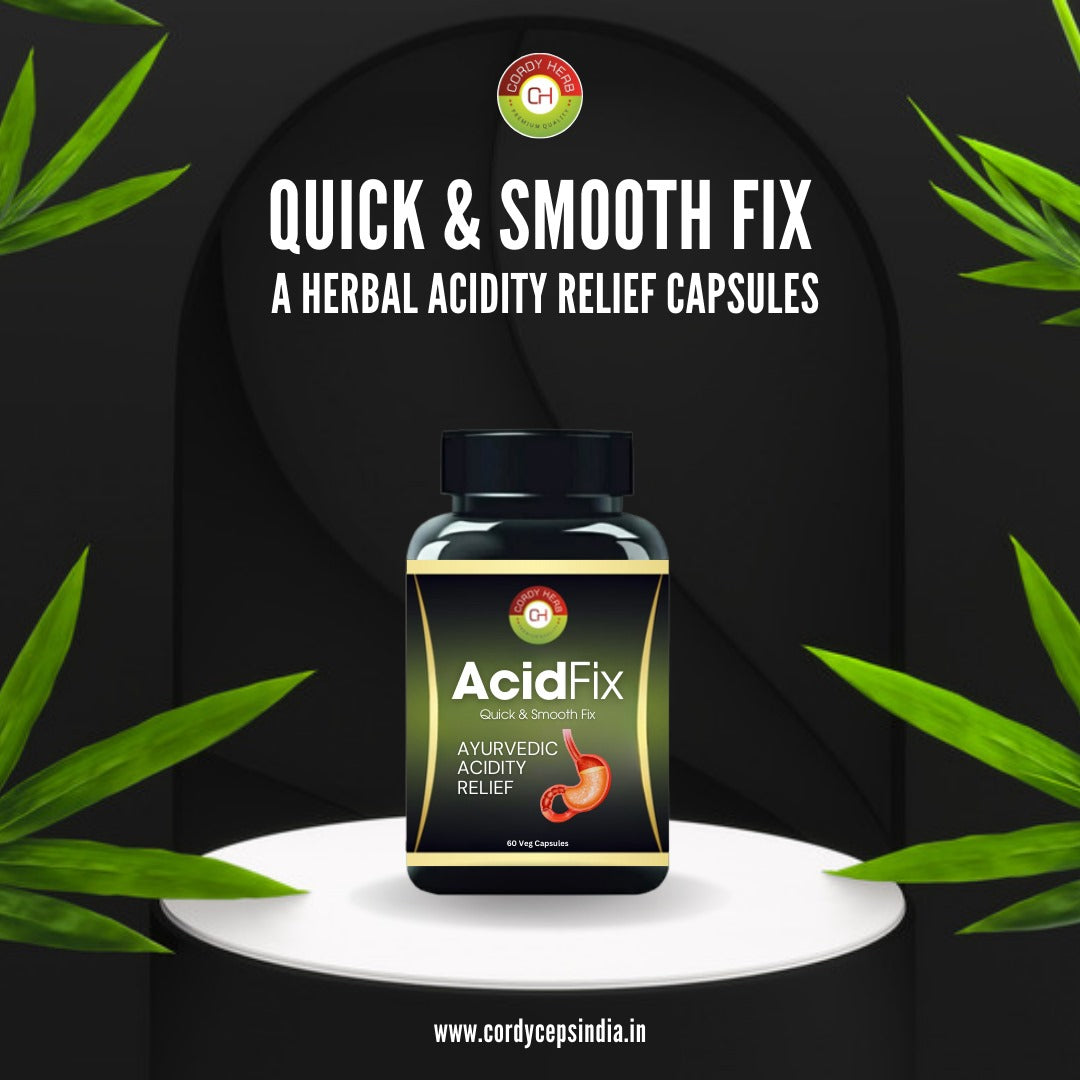 Cordy Herb AcidFix Veg Capsule - 60 Capsules