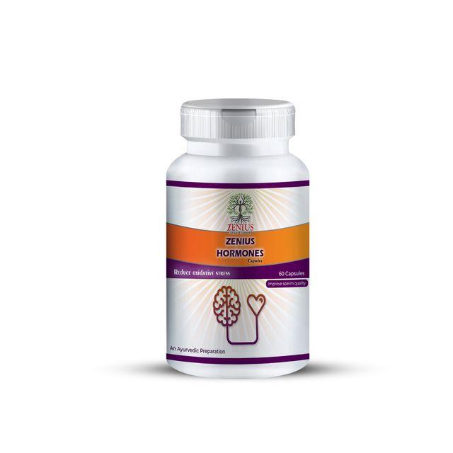 Zenius Hormones Capsules - Sperm Count Increase Capsules for Sexual Health, Stamina, and Energy Boosting - 60 Cpausles