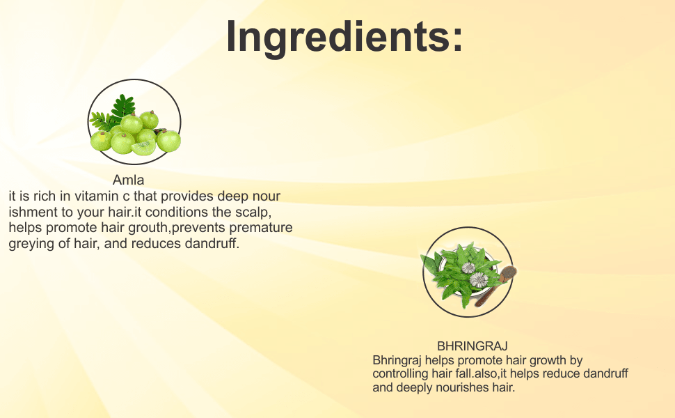 Khadi Care Herbal Amla & Bhringraj Shampoo - 210ml