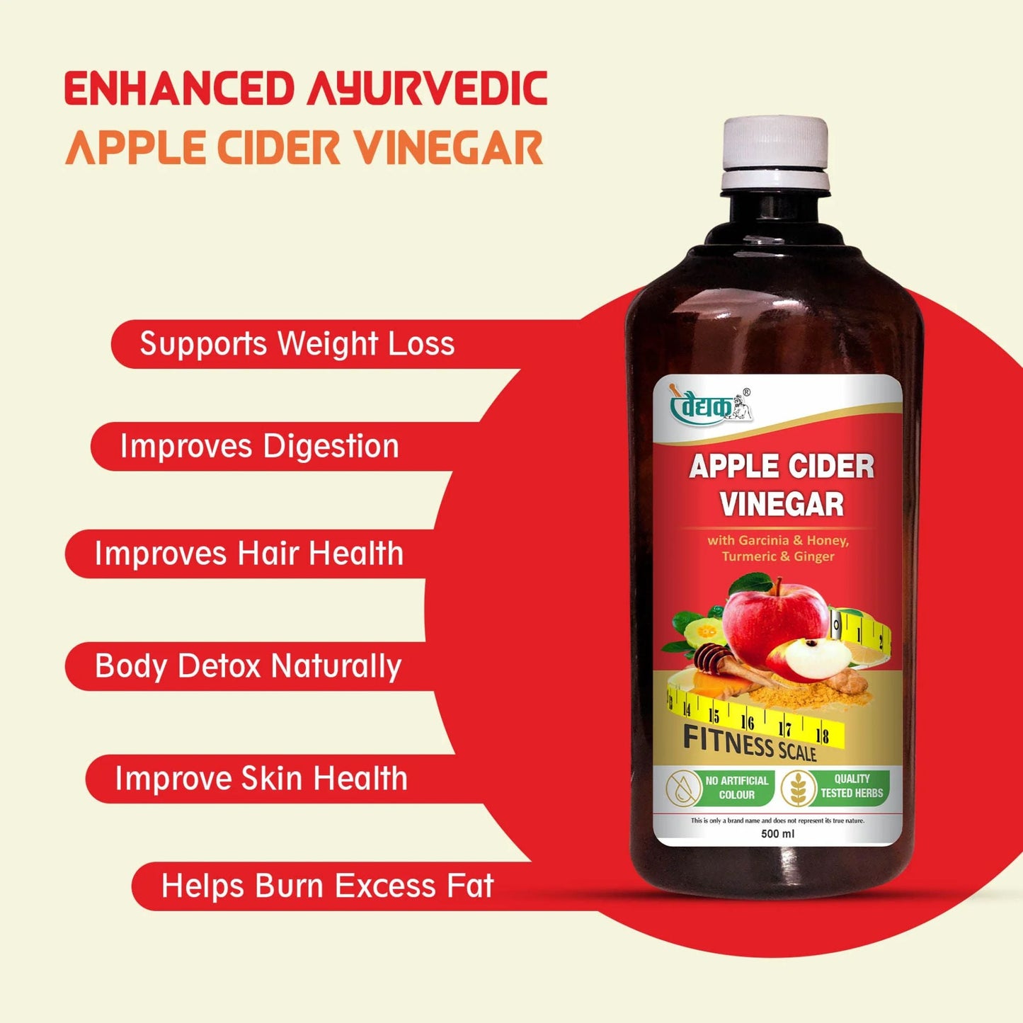 Swadeshi Apple Vinegar - 500ml