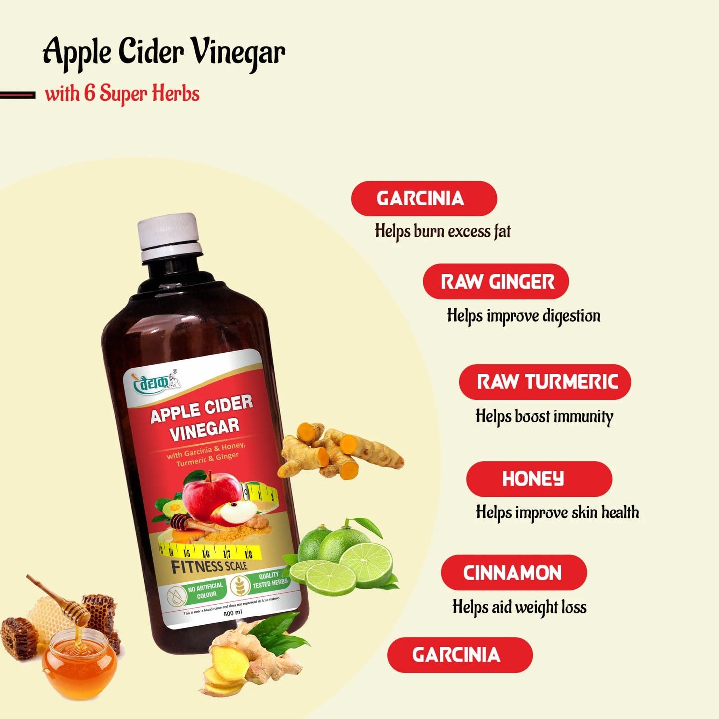 Swadeshi Apple Vinegar - 500ml