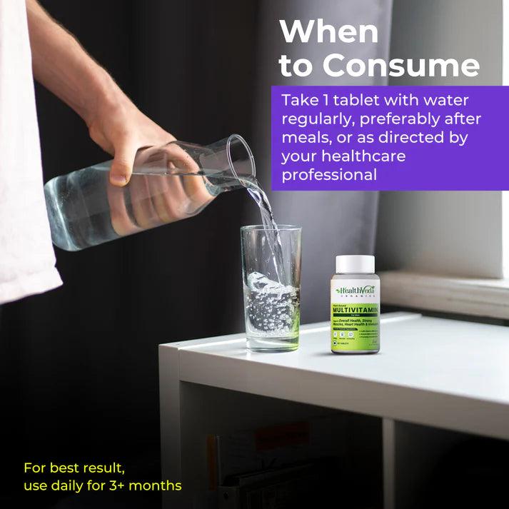 Health Veda Organics Multivitamin for Men Tablet - 60 Tablets