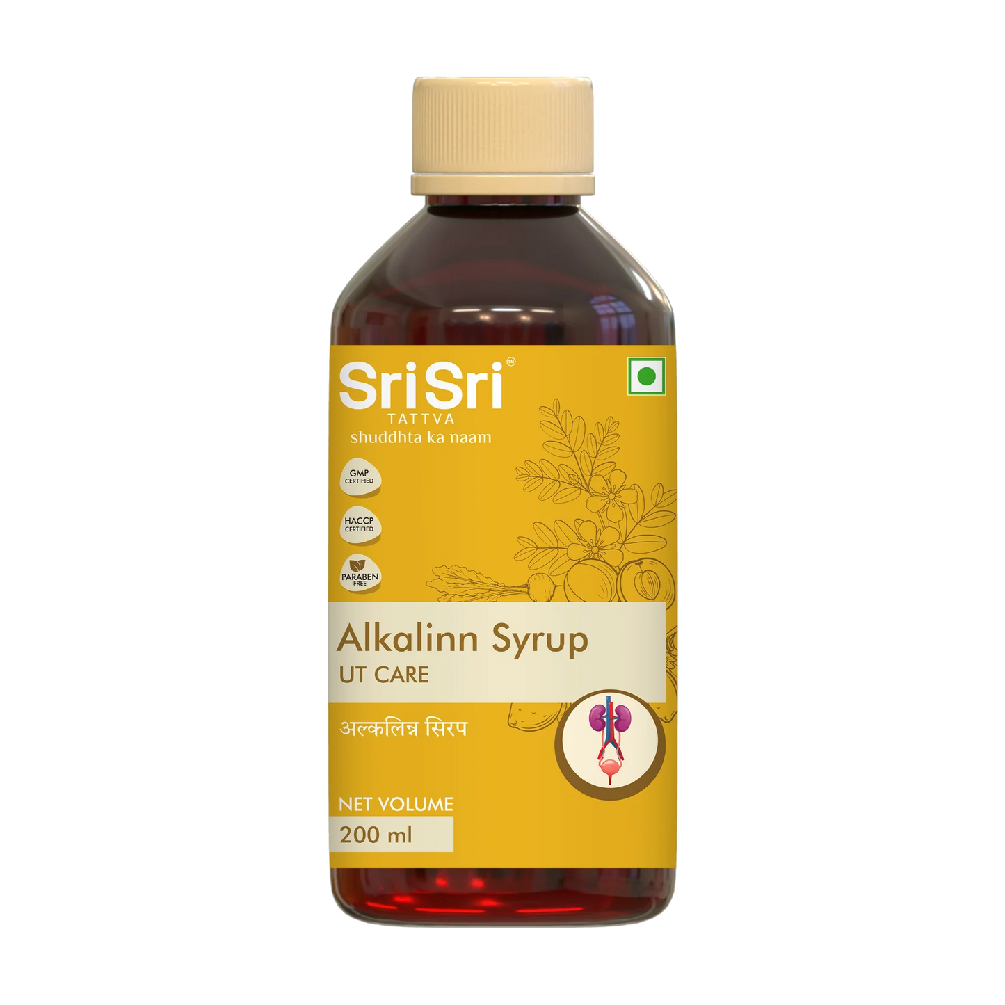 Sri Sri Tattva Alkalinn Syrup - For Urinary Tract Infection - 200ml