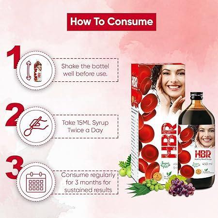 Ambic HBR Sugar Free Tonic for Healthy Skin and Hair (450ml Each)