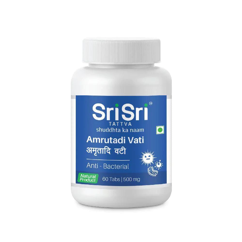 Sri Sri Tattva Amrutadi Vati Tablets - 500mg - 60 Tablets - Pack of 2