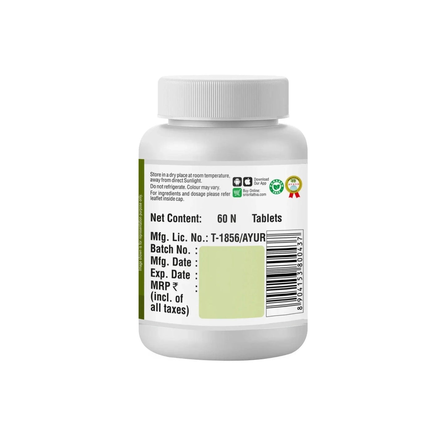 Sri Sri Tattva Amruth Tablet - 500mg - 60 Tablet - Pack of 2