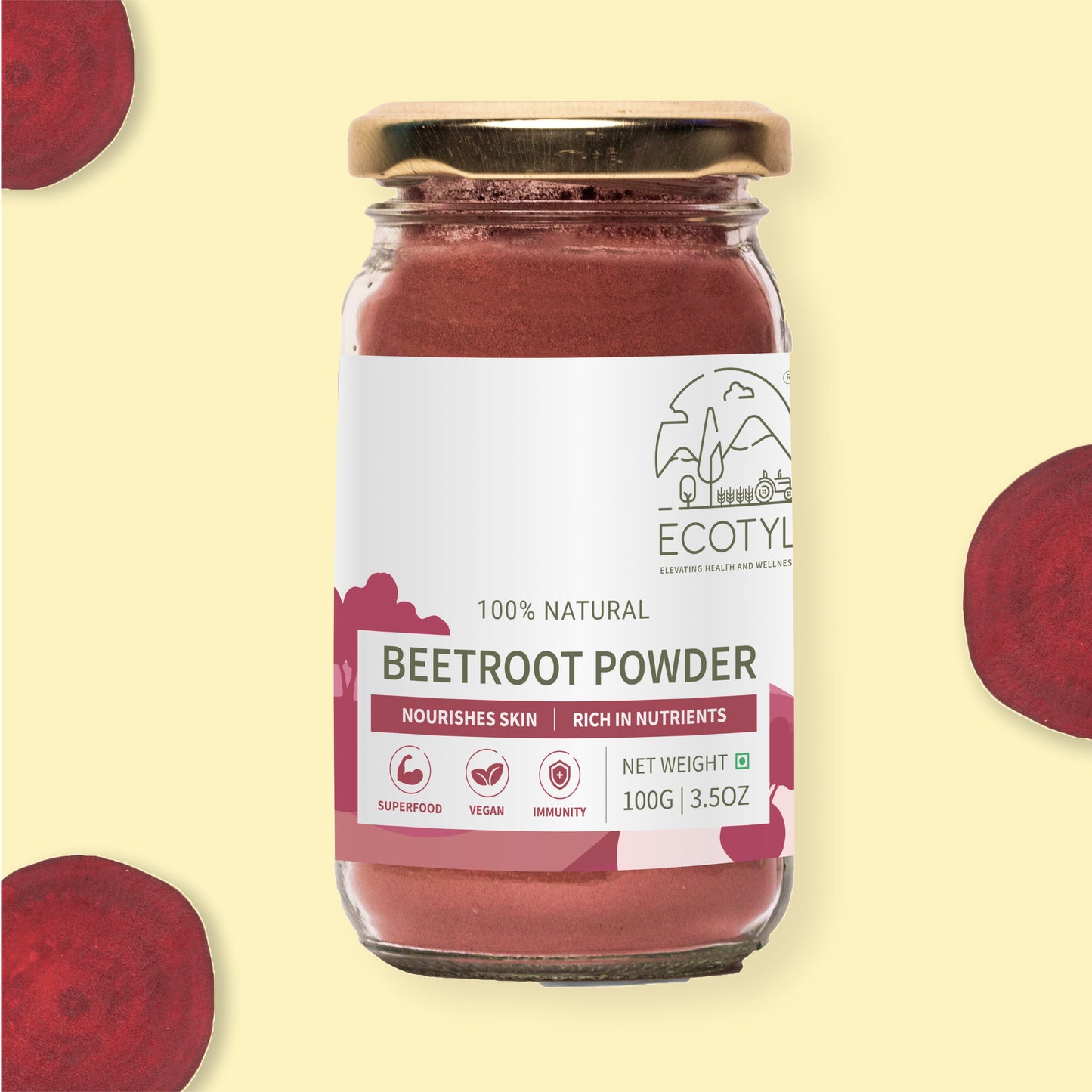 Ecotyl Beetroot Powder - 100gm