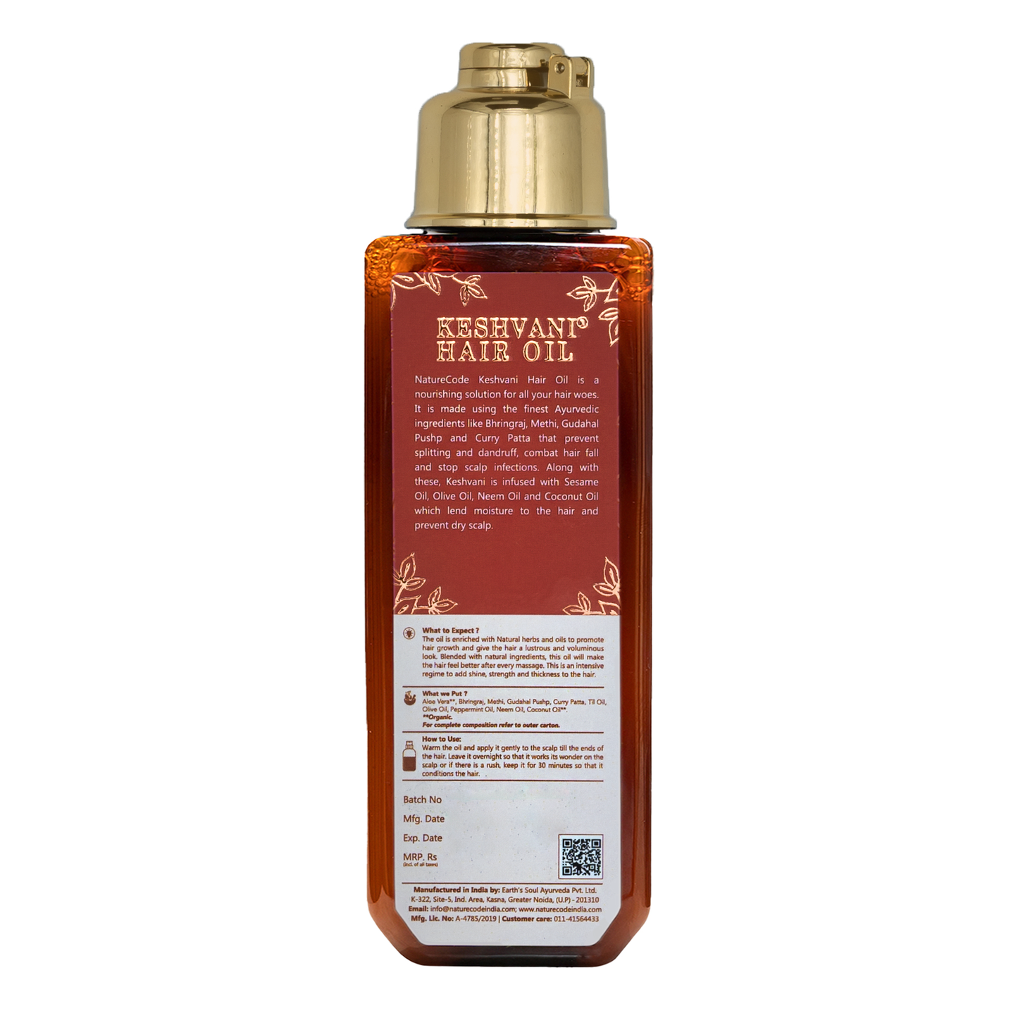 Nature Code Keshvani Hair Oil - 100ml Oil