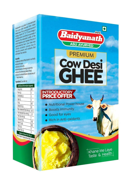 Baidyanath Premium Pure Cow Ghee for Immunity, Eyes & Antioxidant Benefits