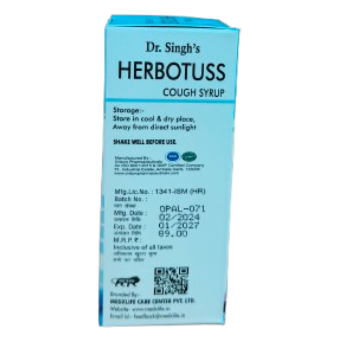 Dr. Singh’s Herbotuss Syrup - 100ml