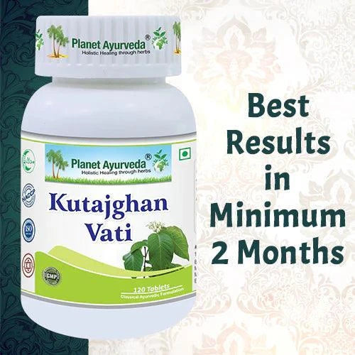 Planet Ayurveda Kutajghan Vati - 120 Tablets