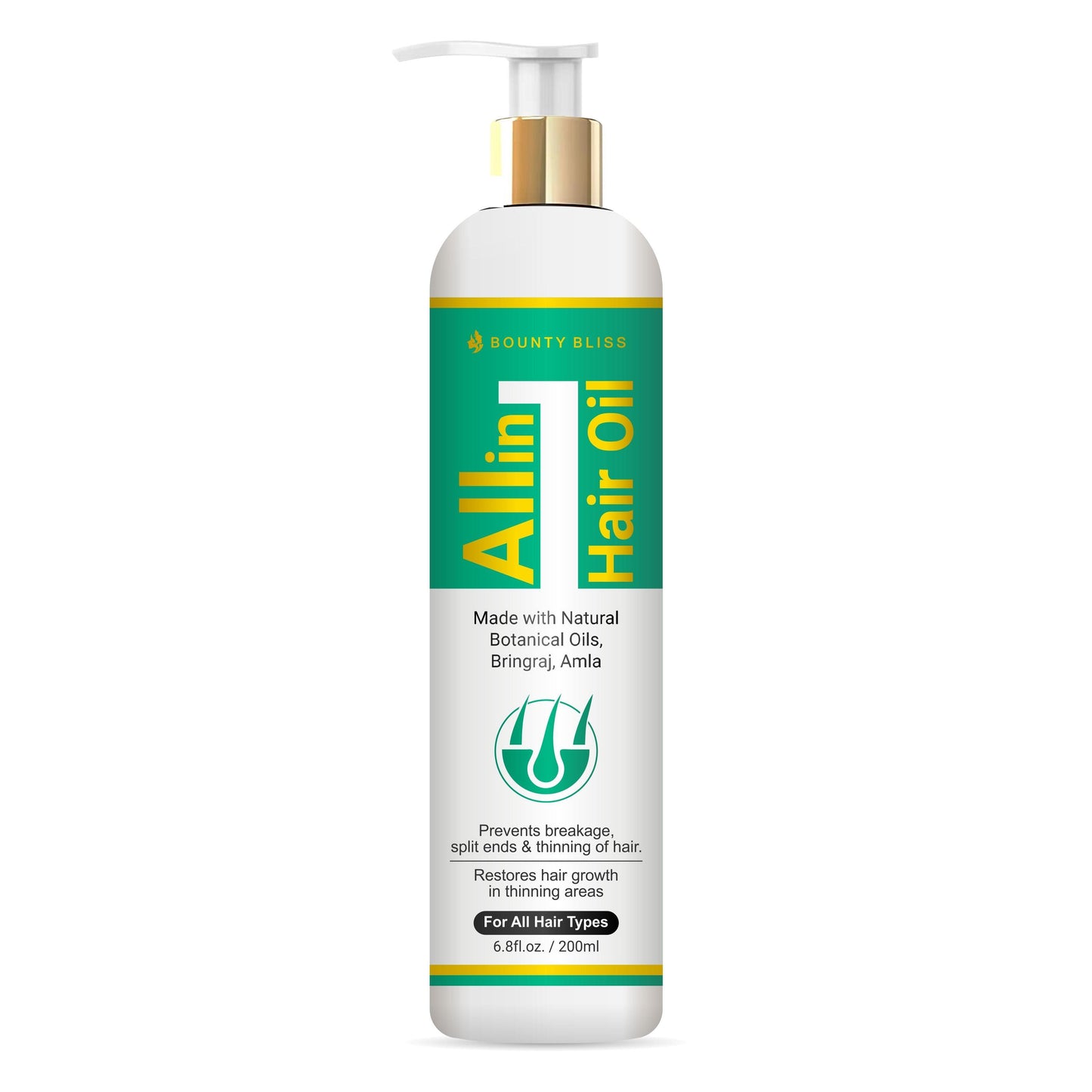 Bounty Bliss All In One Hair Oil With Tea Tree And Rosemary Essential Oils - 200ml