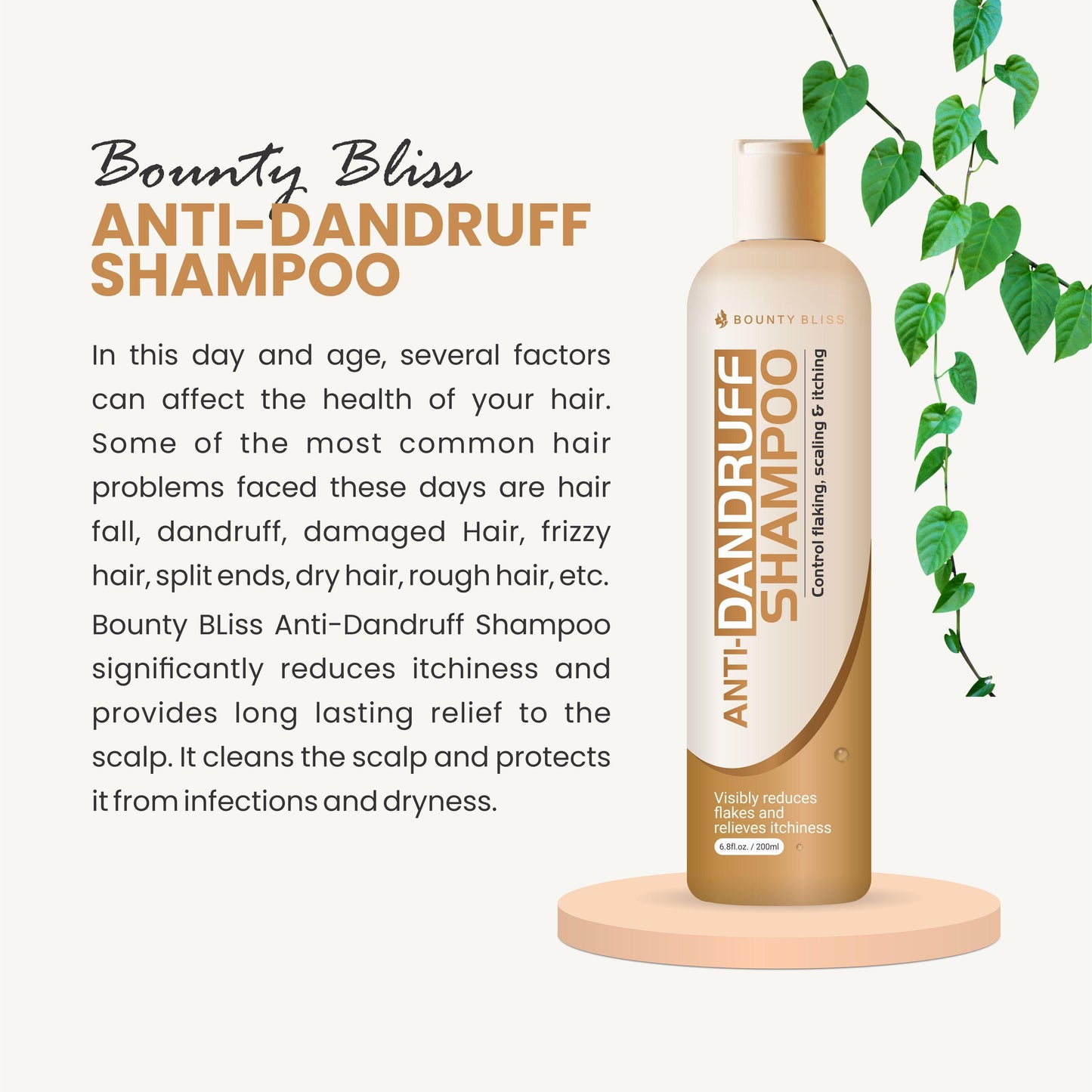 Bounty Bliss Anti-Dandruff Shampoo - 200ml