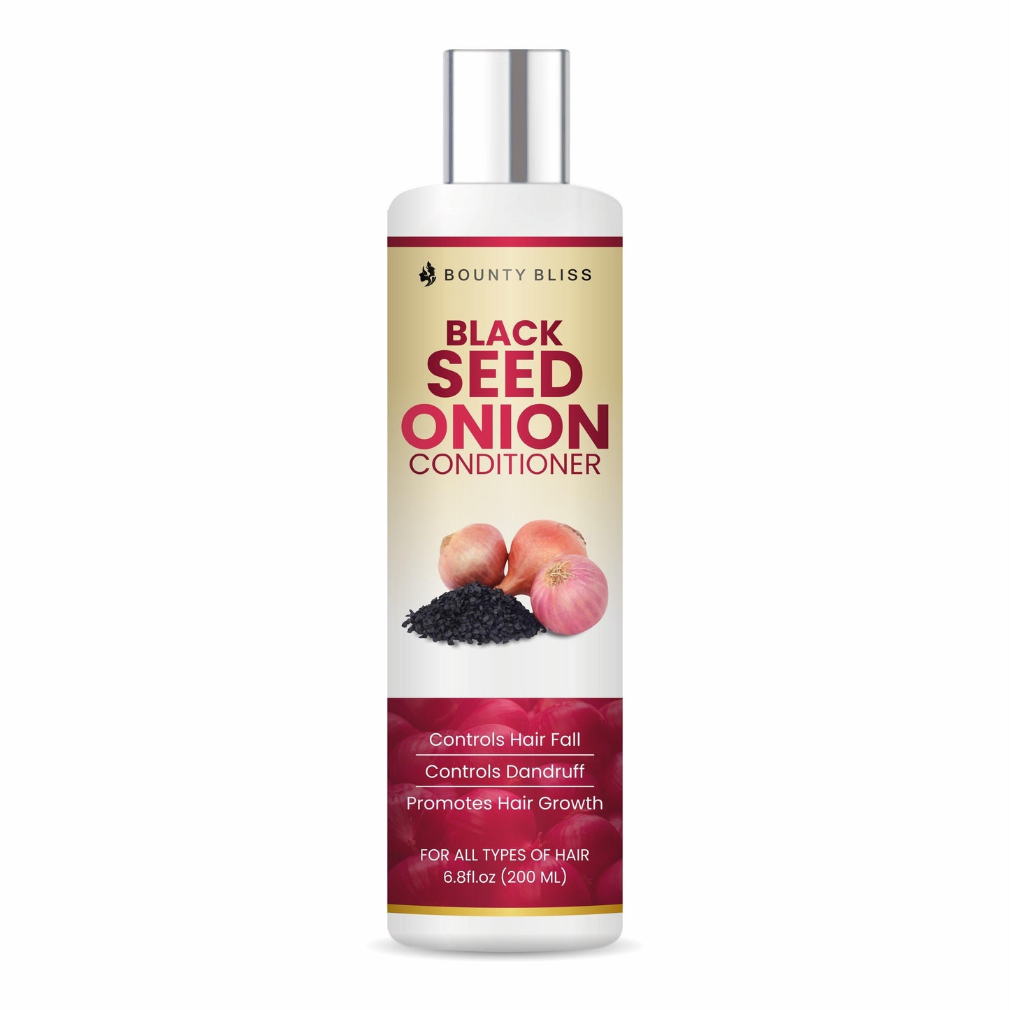 Bounty Bliss Black Seed Onion Conditioner – Strengthening, Nourishing, Hair Growth, Natural Ingredients, Sulfate-Free - 200ml