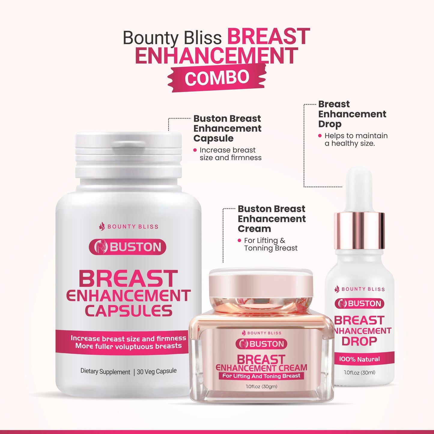 Bounty Bliss Breast Enhancement Combo Pack