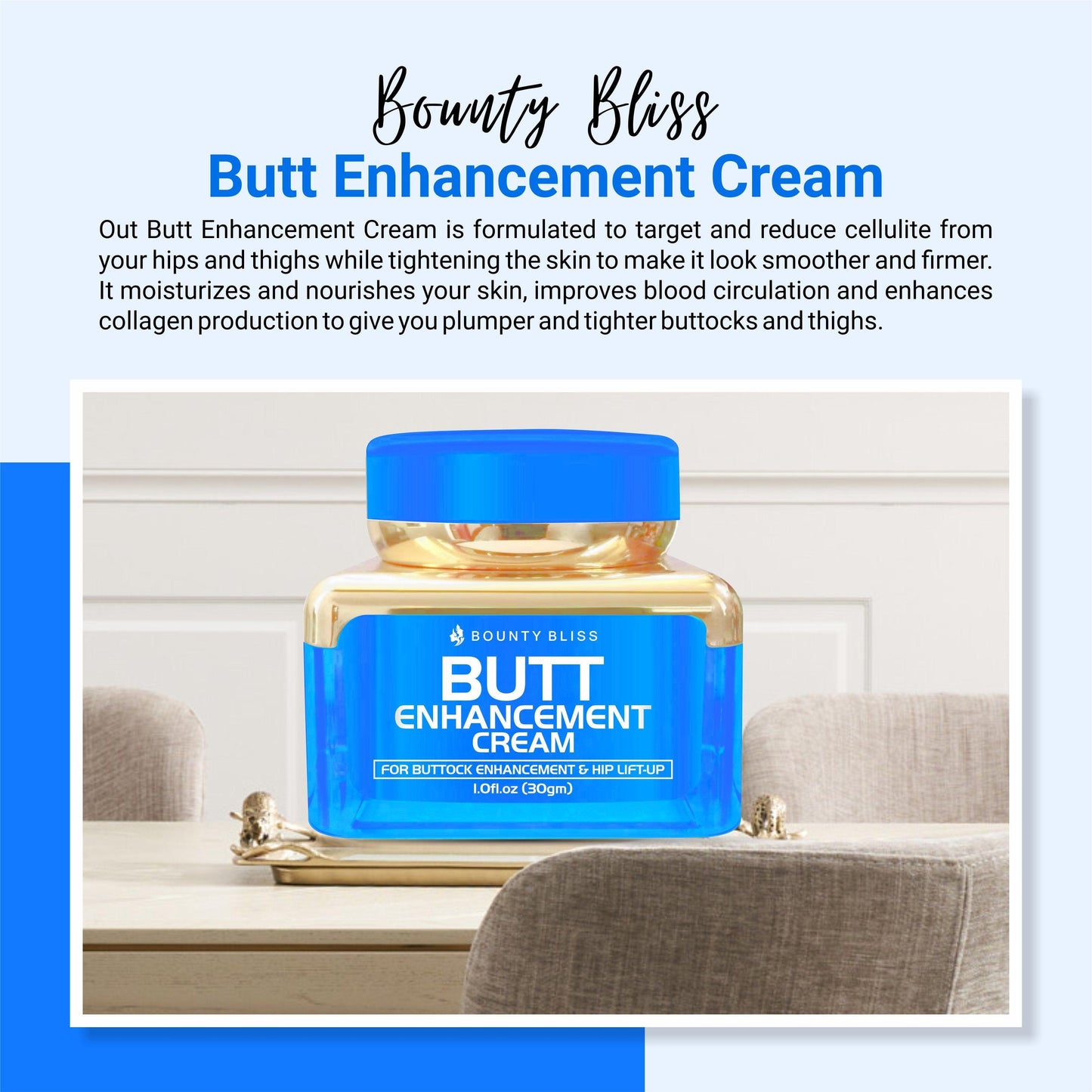 Bounty Bliss Butt Enhancement Cream - 30gm