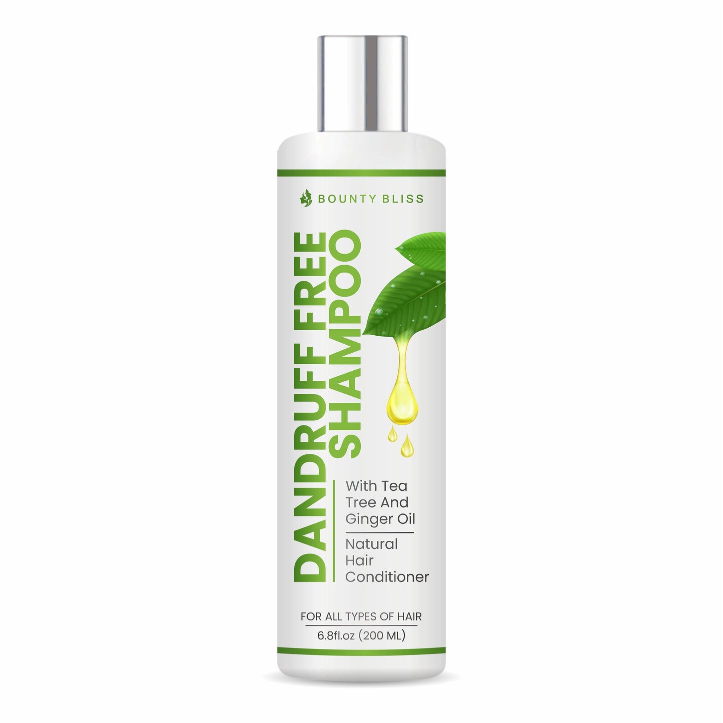 Bounty Bliss Dandruff Free Shampoo with Tea Tree & Ginger Oil – 200ml