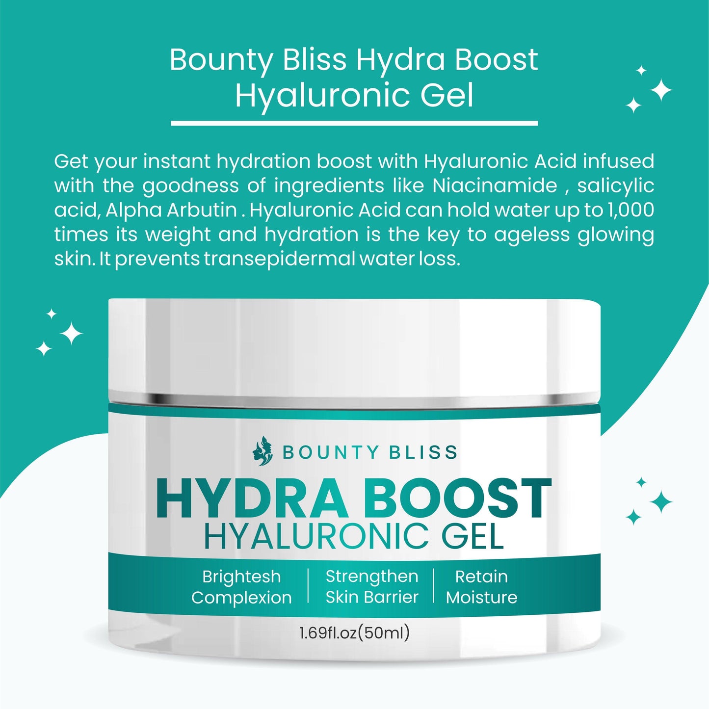 Bounty Bliss Hydra Boost Hyaluronic Gel - 50ml