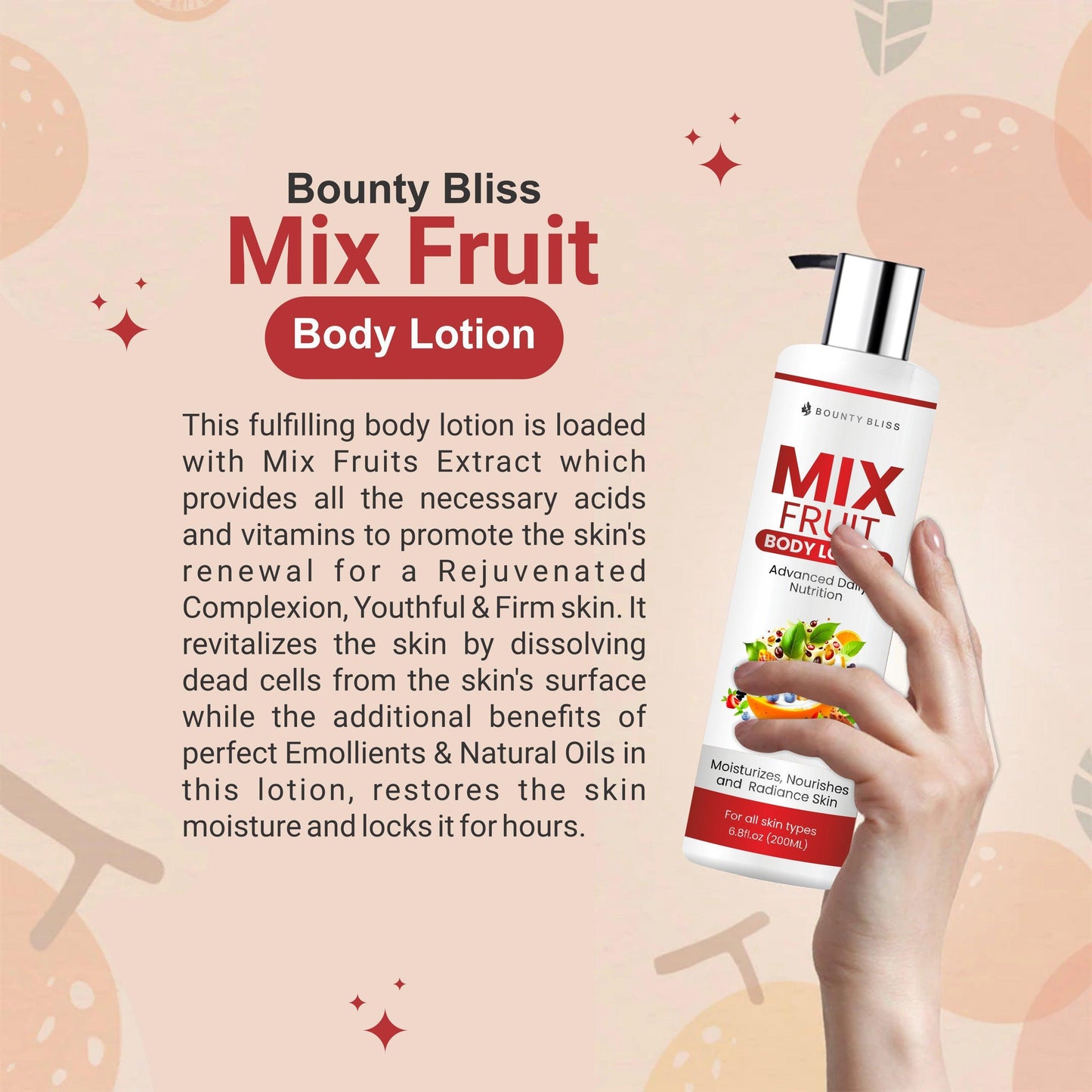 Bounty Bliss Mix Fruit Body Lotion - 200ml