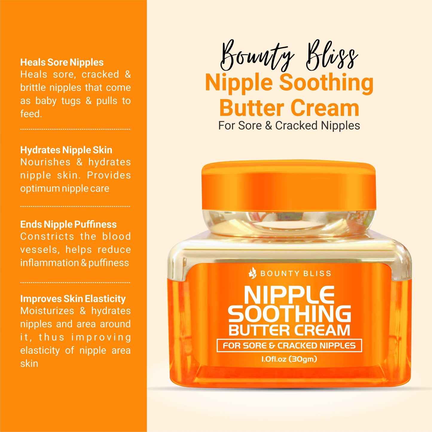 Bounty Bliss Nipple Soothing Butter Cream - 30gm