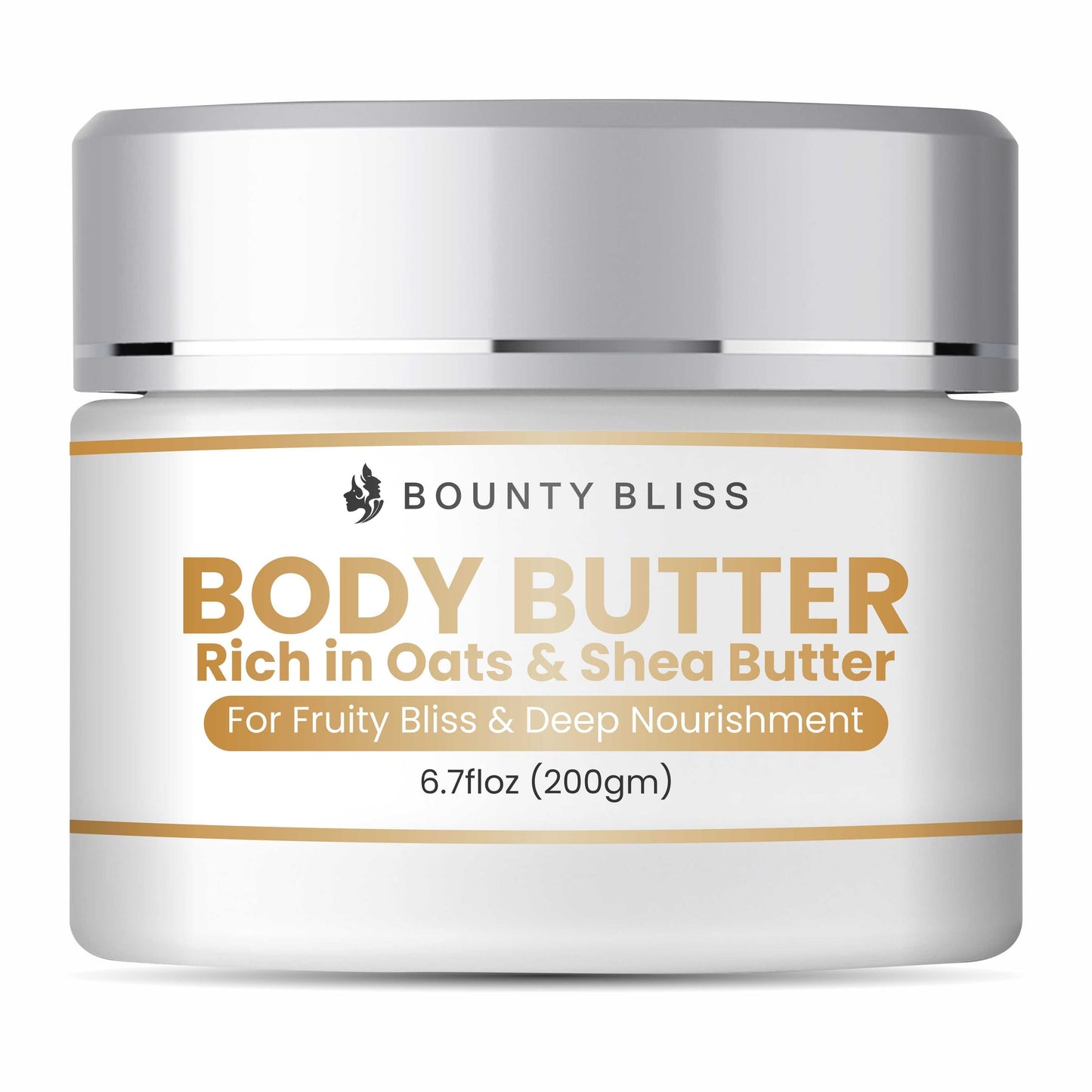 Bounty Bliss Oats & Shea Body Butter Cream - Nourishing Moisturizer for Soft, Smooth Skin