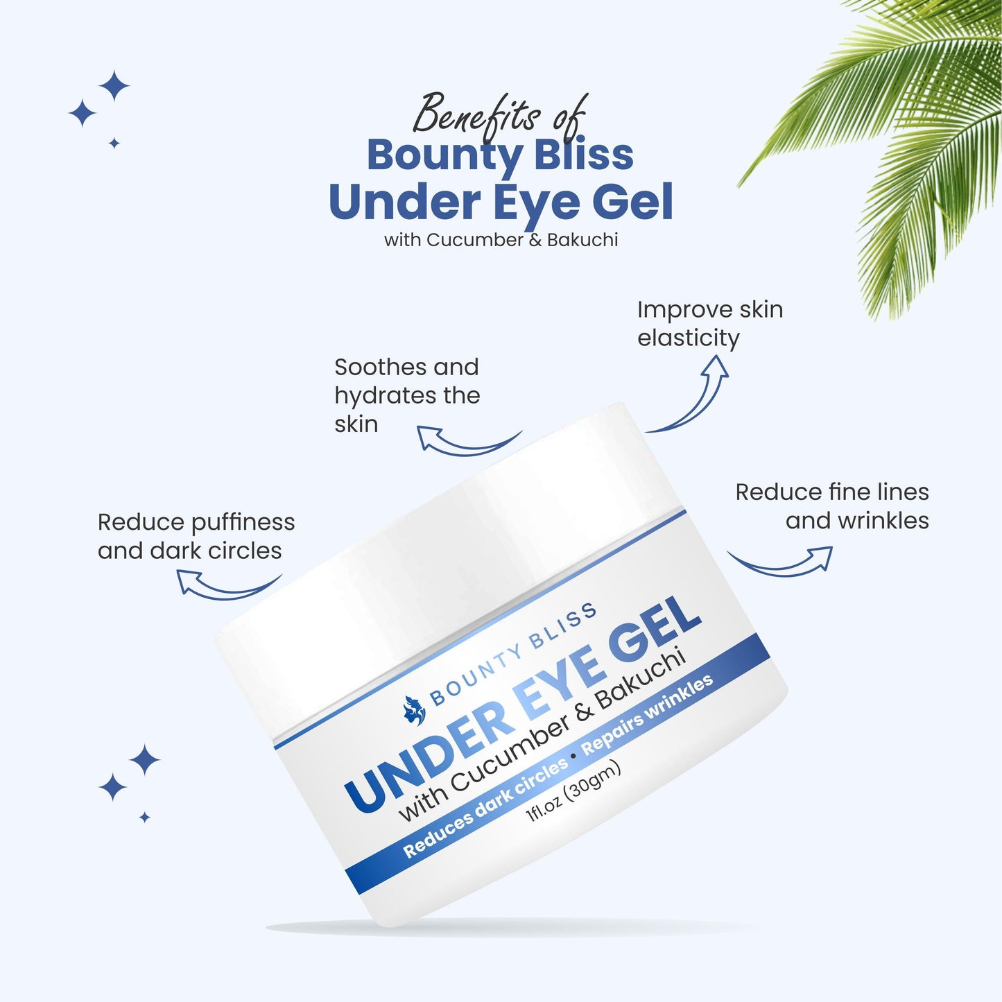 Bounty Bliss Under Eye Gel Reduces Dark Circles - 30gm