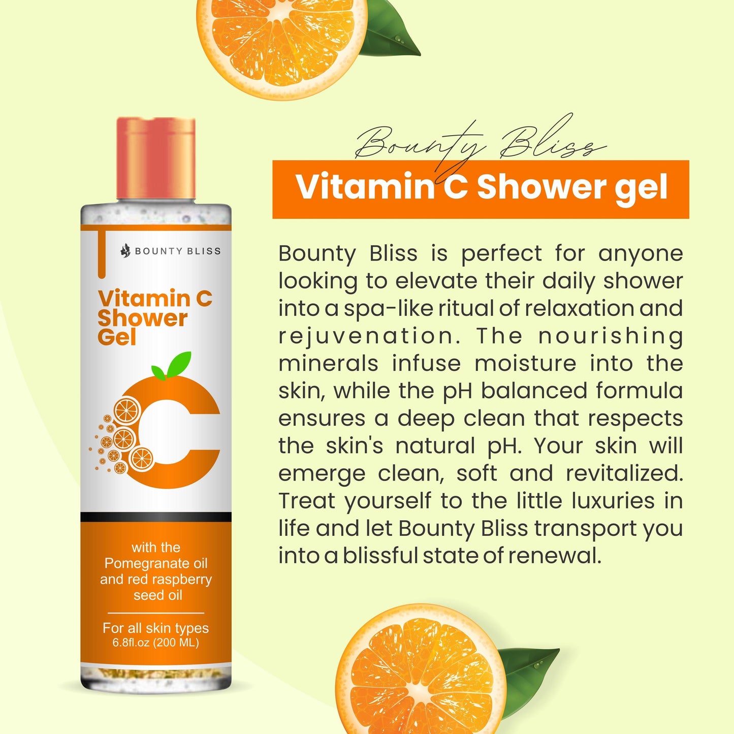 Bounty Bliss Vitamin C Shower Gel - 200ml